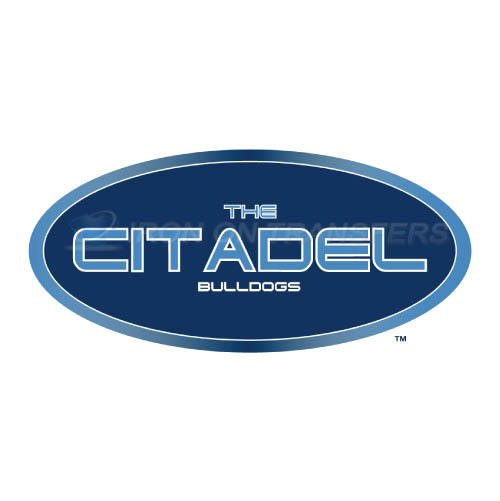 The Citadel Bulldogs Logo T-shirts Iron On Transfers N6565 - Click Image to Close